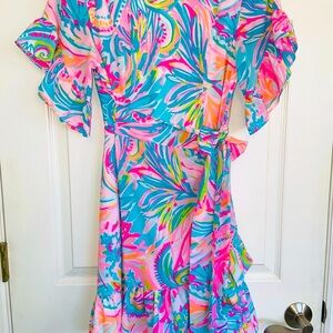 Lilly Pulitzer Darlah Stretch dress in Carnivale Coral